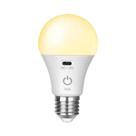 Lâmpada LED RGB USB Recarregável E27 Inteligente Regulável Sem Fio a Bateria Com Timer