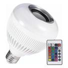 Lâmpada LED RGB+W com Caixa de Som Bluetooth e Controle Remoto Bivolt Dylan DY8002