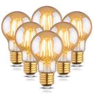 Lâmpada LED runquiz 2200k Vintage A19 Edison 4W/6W E26