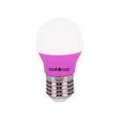 Lâmpada Led S30 Bolinha 3 Watts Bivolt Rosa - OUROLUX