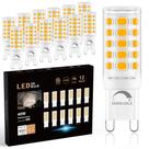 Lâmpada LED Sailstar G9 regulável 2700K, branca macia e quente, 4 W, pacote com 12