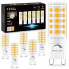 Lâmpada LED Sailstar G9 regulável 2700K, branca macia e quente, 4 W, pacote com 6