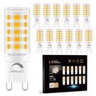 Lâmpada LED Sailstar G9 regulável 4W 3000K 400lm 120V, pacote com 12