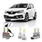 Lâmpada Led Sandero 2015 - 2022 H1 H7 H11 V10 - Efeito Xênon