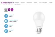 Lampada Led Save 9w 6500k Bulbo A60 Biv Se-215.3044