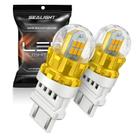 Lâmpada LED SEALIGHT 3156 3157 Sinal de direção amarelo âmbar x2 Lâmpada LED SEALIGHT 3156 3157 Sinal de direção amarelo âmbar x2