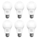 Lâmpada LED SHINESTAR A19 9W 800LM 2700K E26 120V, pacote com 6