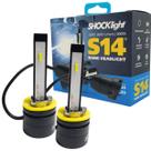 LÂMPADA LED SHOCKLIGHT H27 NANO HEADLIGHT S14 6000K 3600LM Farol milha alto baixo Super Branco LÂMPADA LED SHOCKLIGHT H27 NANO HEADLIGHT S14 6000K 3600LM Farol milha alto baixo Super Branco