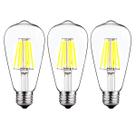Lâmpada LED SHUWDKAR 12V 6W E26 6000K 600lm 60W equivalente a 3 pacotes Lâmpada LED SHUWDKAR 12V 6W E26 6000K 600lm 60W equivalente a 3 pacotes
