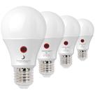 Lâmpada LED SINCELIGHT Dusk to Dawn com sensor duplo de luz natural 9W Lâmpada LED SINCELIGHT Dusk to Dawn com sensor duplo de luz natural 9W