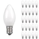 Lâmpada LED Sphoon C7 Candelabra 0,6 W 120 V E12 2700K, pacote com 25