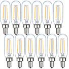 Lâmpada LED Sunaiony E12 Candelabra 2W (25W) T6 3000K regulável