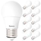 Lâmpada LED Sunco A15 8W (equivalente a 60 W) 3000 K 800 lm, pacote com 10