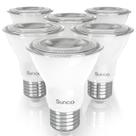 Lâmpada LED Sunco PAR20 7W (equivalente a 50W) 2700K E26, pacote com 6