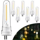 Lâmpada LED Sunco S14 1W = 4W 2700K branca macia 50lm com 2 pinos