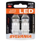 Lâmpada LED SYLVANIA 3157 ZEVO vermelha para luzes de parada e traseira Lâmpada LED SYLVANIA 3157 ZEVO vermelha para luzes de parada e traseira