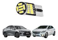 Lâmpada Led T10 Lanterna, Luz De Placa, Interna, Drl Onix