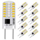 Lâmpada LED T4 JCD tipo Bi-Pin G8 com base regulável 3W 6000K (pacote com 10)