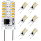 Lâmpada LED TAIYALOO G8 regulável 3W 4000K 270lm 120V (pacote com 6) Lâmpada LED TAIYALOO G8 regulável 3W 4000K 270lm 120V (pacote com 6)