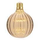 Lâmpada Led Taschibra Fireworks Vintage G125 2W Âmbar