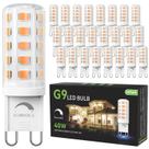 Lâmpada LED TJOY G9 regulável 4W 2700K 450lm 120V (pacote com 24)