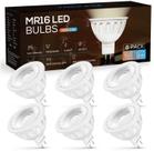 Lâmpada LED Torkase MR16 5W 6000K 500lm 12V 40 Spotlight, pacote com 6