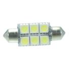 Lâmpada Led Torpedo 36mm 12v 6smd5050 Branca 6 Leds Par Lâmpada Led Torpedo 36mm 12v 6smd5050 Branca 6 Leds Par