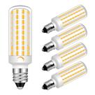 Lâmpada LED TRIJZHOU 5W 120V E11, regulável, branca quente, 3000K, pacote com 5 Lâmpada LED TRIJZHOU 5W 120V E11, regulável, branca quente, 3000K, pacote com 5