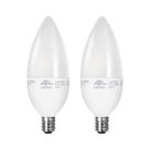 Lâmpada LED Tubicen Dimmable E12 4,5 W 3000 K branca quente, pacote com 2