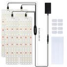 Lâmpada LED Ultrafina De Espectro Completo Para Cultivo, Regulável Com Timer, Para Plantas De