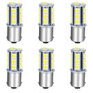Lâmpada LED UNXMRFF 1156 branca super brilhante 12V (pacote com 6)