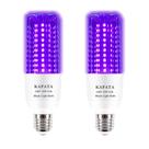 Lâmpada LED UV preta 15W Kapata E26 120V, pacote com 2