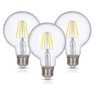 Lâmpada LED Vanity Globe Simba Lighting G25 (G80) 6W 4000K 3 unidades Lâmpada LED Vanity Globe Simba Lighting G25 (G80) 6W 4000K 3 unidades
