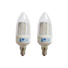 LAMPADA LED VELA 2,4W E14 2700K (par)