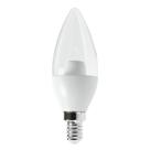 Lâmpada LED Vela 4,5W CRISTAL Transparente 6000K E14 127 220