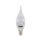 Lâmpada Led Vela Bico Torcido Tvl 3w Taschibra E14/e27 Bivolt 2700k Luz Quente