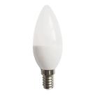 Lâmpada LED Vela C37 4W E14 Bivolt 3000K Luz Quente Econômica Alta Durabilidade 266lm para Lustres e Luminárias