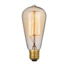 Lâmpada LED Vintage ST64 4W Branco Quente Bivolt