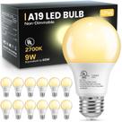 Lâmpada LED VOLIVO 9W 800lm 2700K A19, pacote com 12
