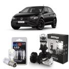 Lampada led vw polo track 2024 2025 projetor eliptico com drl e lanterna