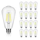 Lâmpada LED WinSaled Edison 4W 5000K Daylight ST19, pacote com 16