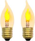Lâmpada LED XIAOKALAMI E26 com Efeito de Chama - Cristal Transparente