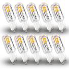 Lâmpada LED Xyanmc G9 2W 200LM 2700K branca quente, pacote com 10