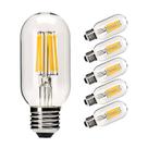 Lâmpada LED YFXRLIGHT T45 regulável 6W 2700K E26 550Lm, pacote com 6