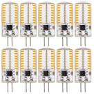 Lâmpada LED ZHENMING G4 3W 120V, regulável, branca quente, 3000K, pacote com 10