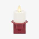 Lâmpada Luminara Flameless Candle Cherry Red Motion Sensor