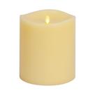 Lâmpada Luminara Grand Pillar LED Vela Marfim 16x18cm