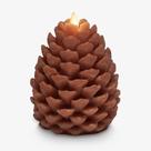 Lâmpada Luminara Pinecone Flameless Candle Adobe 12x15 cm Lâmpada Luminara Pinecone Flameless Candle Adobe 12x15 cm