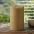 Lâmpada Luminara Tri-Flame LED Candle Ivory 15x25cm Bateria
