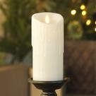 Lâmpada Luminara Wax Drip Flameless Pillar Candle 8x16cm Lâmpada Luminara Wax Drip Flameless Pillar Candle 8x16cm